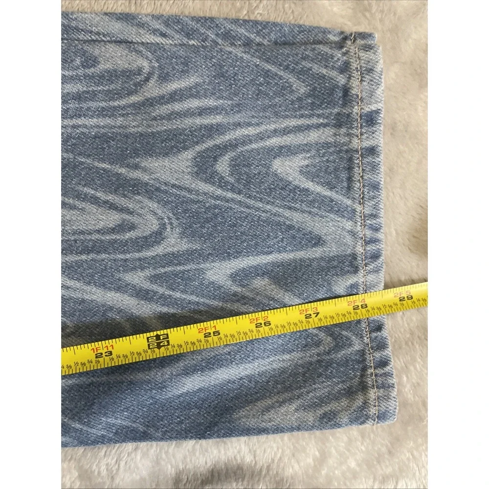 Tommy Jeans Harper High Rise Ankle Straight Psychedelic Swirl Women's 25